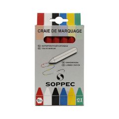 Boîte de 12 craies de marquage - ROUGE