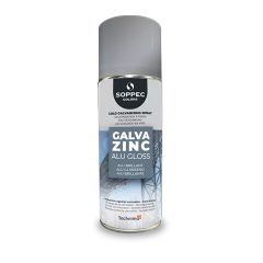 Bombe peinture galva zinc alu brillant - 400ml