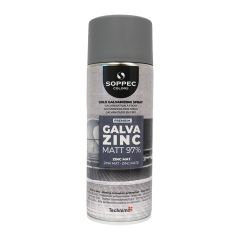 Bombe peinture galva zinc mat 97% - 400 ml