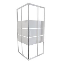 Paroi accès d'angle volets coulissant AUMEA - L 80 x H 185 cm - ONDEE By Ayor