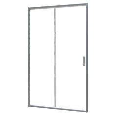 Paroi porte coulissante CONCEPT'O - profilés chromés - L 180 x 195 cm - ELMER By Ayor