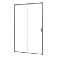 Paroi porte coulissante CONCEPT'O - profilés chromés - L 160 x 195 cm - ELMER By Ayor