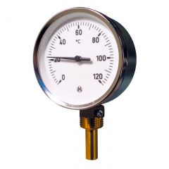Thermomètre à plongeur 45mm Radial - 0 à 120°C - Ø80mm - Thermador