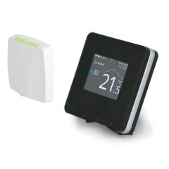 Therma Home - Thermostat connecté noir par onde radio - Thermador
