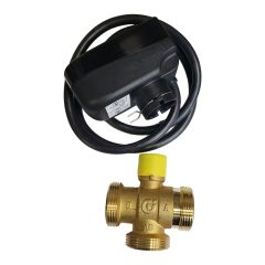 Vanne directionnelle 3 voies mâle 1-1/4" (33/42) - Moteur 3 points - 230V - Thermador