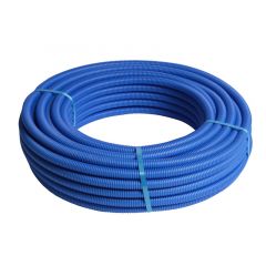 10M Tube multicouche pré-gainé bleu - Ø26x3,0 - Alu 0,5mm - Henco