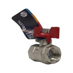 Vanne à sphère PN25 NILE VA25 Ni Free Inox ACS Femelle/Femelle 1/2" (15/21) - Arco