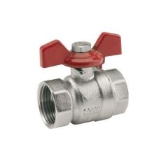 Vanne à sphère PN30 SENA Ni Free ACS Manette Papillon rouge Femelle/Femelle 1/2" (15/21) - Arco