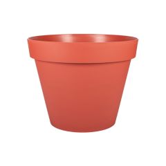 Pot de fleur Toscane Ø30 x 26 cm - 10 Litres - Orange Terre Battue - EDA