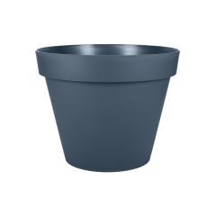 Pot de fleur Toscane Ø30 x 26 cm - 10 Litres - Bleu Jean - EDA