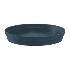 Soucoupe Ø28 pour pot de fleur Toscane Ø40 - Bleu Jean - EDA