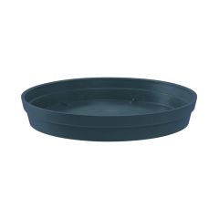 Soucoupe Ø18,5 cm pour pot de fleur Toscane Ø25 cm - Bleu Jean - EDA