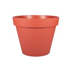 Pot de fleur Toscane Ø80 x 66 cm rond - 170L - Orange Terre Battue - EDA