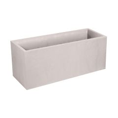 Jardinière VOLCANIA Beige calcaire 99,5 x 39,5 x 43,5 cm - 98L - EDA
