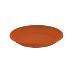 Soucoupe UNIVERSELLE Orange Terre Battue Ø21 cm, pour pot OSAKA Ø25 et 30 cm - EDA