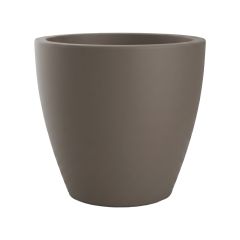Pot CONIQUE Ø38cm - Dim. 38 x 35cm - Volume 27L - Taupe - EDA