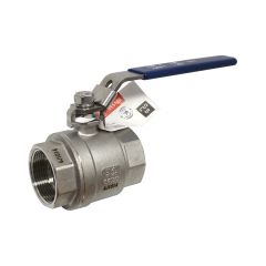 Vanne à sphère INOX Femelle/Femelle 1"1/2 (40/49) - PN25 - Gamme Initiale - Sferaco