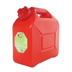 Jerrican à bec verseur 10 litres rouge spéciale hydrocarbures 31 x 31 x H 15 cm - Belli