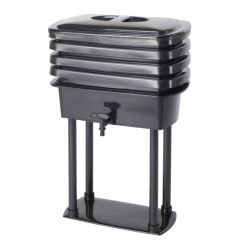 Lombricomposteur Compost'home 32 litres noir - 4 bacs de 8 litres + robinet - Belli