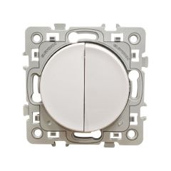 Double ou va et vient - SQUARE blanc - Eur'Ohm