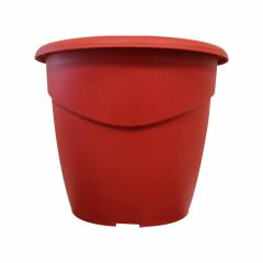 Pot de fleur Marina Ø25x21,5cm non perçé - 6L - Rouge rubis