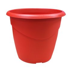 Pot de fleur Marina Ø30 x 25,5 cm non perçé - 10 litres - Rouge rubis - EDA