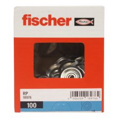 100 Rosaces plates Ø26 - Fischer