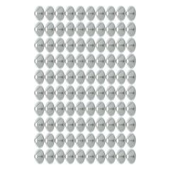 100 rosaces coniques zinguées Ø28 - hauteur 9 mm - Arcanaute