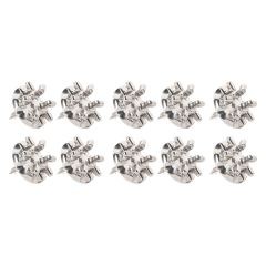 Lot de 10 Fixations crochet vis Placo Longueur 16 mm Alu - L'Attachante