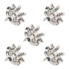 Lot de 5 Fixations crochet vis Placo Longueur 20 mm Alu - L'Attachante