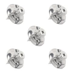 Lot de 5 Fixations tableau vis Placo Alu - L'Attachante