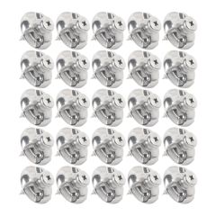 Lot de 25 Fixations tableau vis Placo Alu - L'Attachante