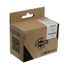 Boite de 25 joints papier pour radiateur fonte 33,0x48x0,5mm WATTS