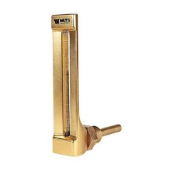 Thermomètre équerre - 0 à 120 °C - Longueur plongeur 63 mm - Watts