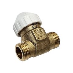 Vanne 2 voies ventilo-convecteur 2131 - mâle/mâle 1/2''(15/21) - Kvs 1,7 - Watts