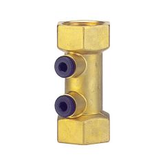 Clapet antipollution contrôlable B.B - Femelle/Femelle 1/2''(15/21) Calibre 15 - Watts