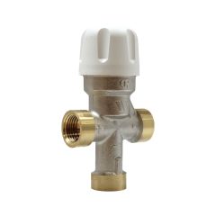 Mitigeur thermostatique régulateur limiteur femelle 1/2" (15/21) - Réglage de 25°C à 55°C - Watts