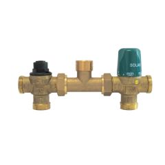 Kit solaire avec vanne déviatrice - ouverture vanne 45°C - mâle 3/4'' (20/27) - Watts