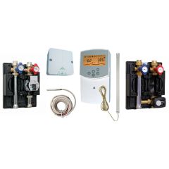 Module Hydraulique avec régulation 2 circuits pour PAC + thermostat Radio - Watts