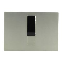 Plaque de déclenchement électronique INFRAROUGE Inox sans contact + kit d'alimentation - Nicoll