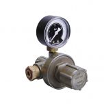 Détendeur réglable propane haute pression avec manomètre 40kg/h - 0 à 3 bar - entrée écrou 20x150 - sortie M20x150- Gurtner