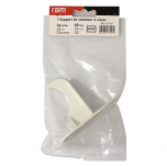 Support à visser pour radiateur en fonte type rideau - Longueur axe 55 mm - Longueur totale 80 mm - Ram