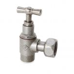 Robinet d'arrêt WC équerre presse-étoupe mâle femelle 3/8" (12/17) - Somatherm