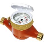 Compteur 1ère prise eau chaude à jets multiples - Écartement 260 mm - calibre 30 - Mâle 1"1/2 (40/49) - Sferaco
