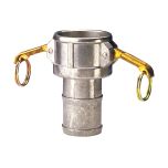 Raccord rapide à cames aluminium coupleur cannelé C - 3/4'' (20/27)