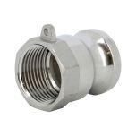Raccord rapide à cames inox adaptateur femelle A - 1''1/4 (33/42)