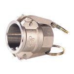 Raccord rapide à cames inox coupleur femelle D - 1'' (26/34)