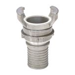 Raccord symétrique aluminium à douille annelée réduite à verrou avec collerette DN80 - SFERACO