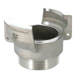 Raccord symétrique aluminium, mâle 1"1/4 (33/42) sans verrou, sans joint, DN32 - SFERACO