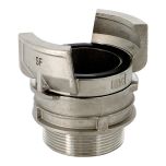 Raccord symétrique inox mâle 3" (80/90) à verrou, DN80 - SFERACO